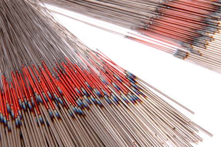 Lead in wires for lamps